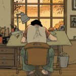 Working from home illustration