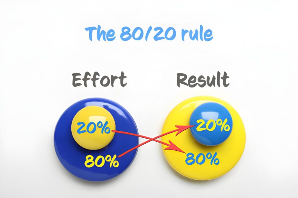 Pareto Principle: A Complete Guide to the 80/20 Rule 3 20% effort, 80% result