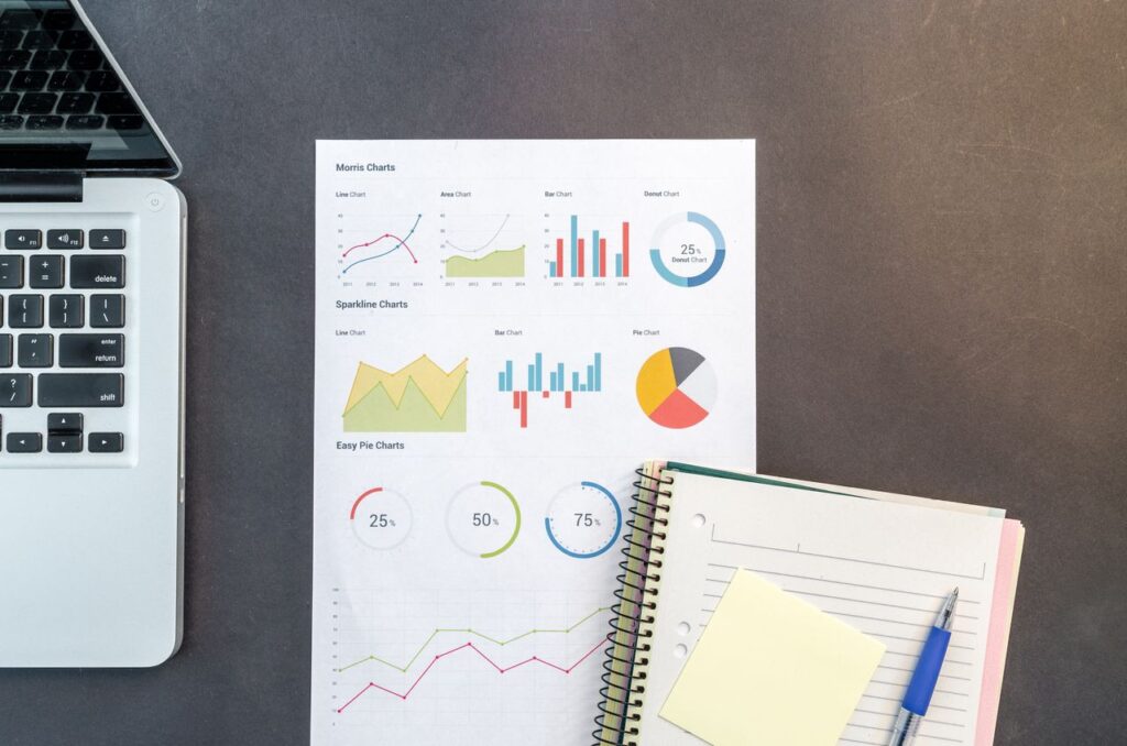 notebook-and-charts