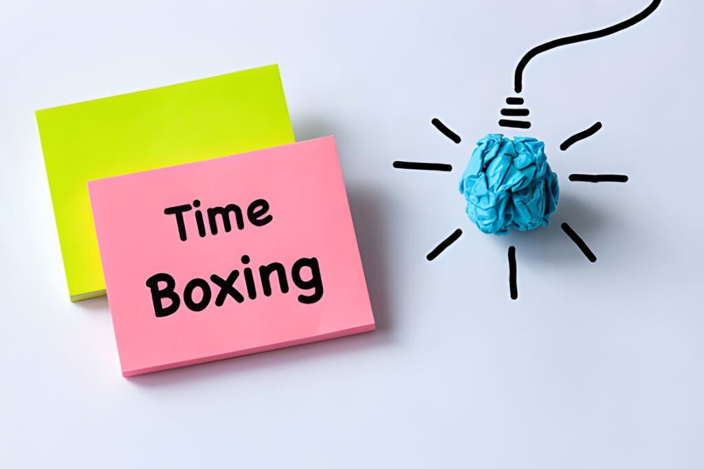 What Is Timeboxing? Beginner’s Guide to Getting More Done 3 time-boxing-written-on-colorful-sticky-notes