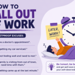 how to call out of work