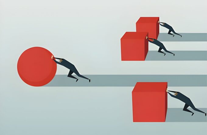 working smarter, not harder concept