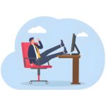 laissez-faire leadership illustration
